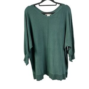 Max Studio Dolman style boat neck 3/4 sleeve sweater women’s 2X soft‎ classy